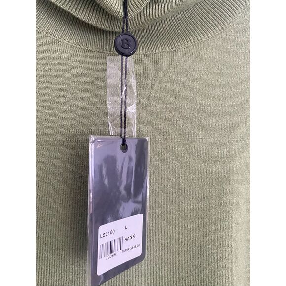 NWT Barabas Green Knit Turtleneck Men Sweater Sz L - Picture 9 of 11